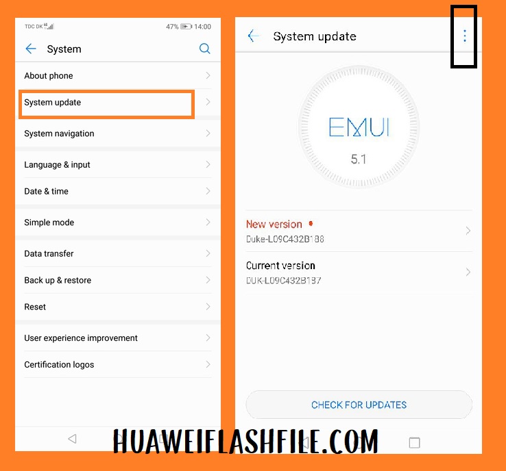 Huawei system update with huawei Flash file Firmware